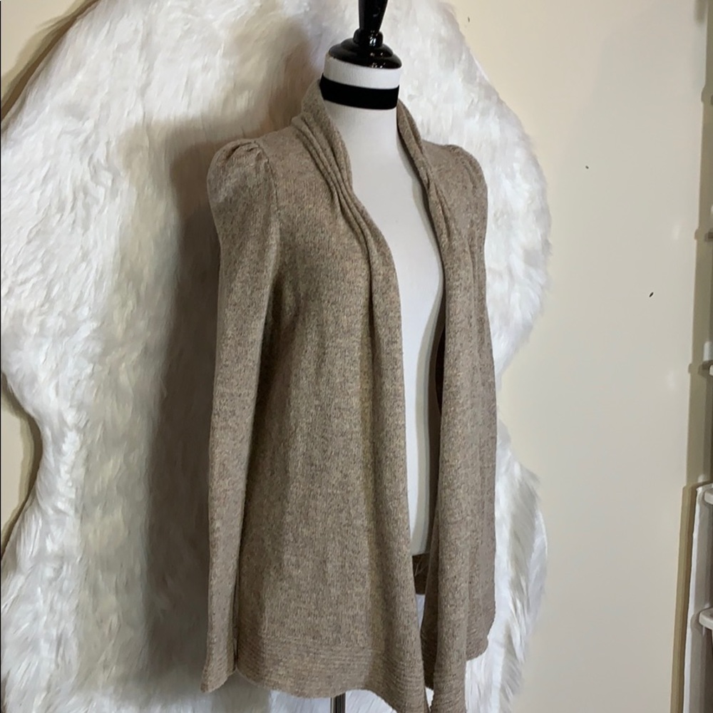 Anthropologie KYU Yamate St. Tan Cardigan - Picture 2 of 6